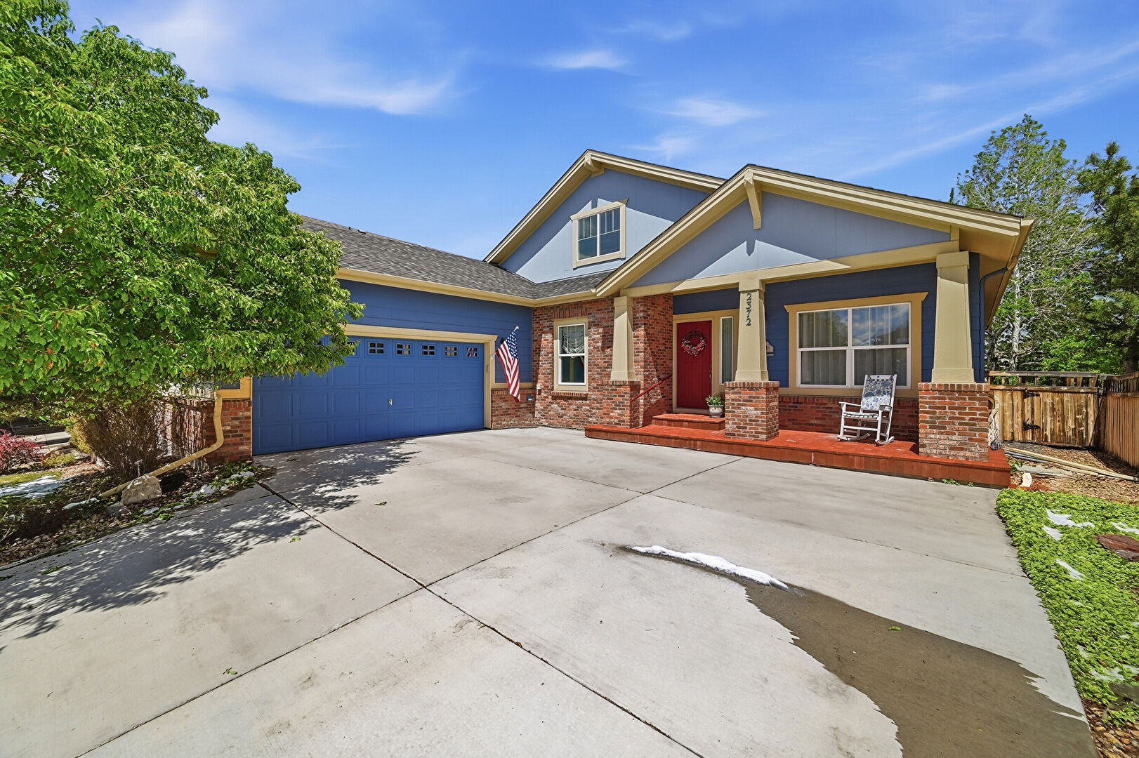 Front at 2372 Woodhouse Lane, Castle Rock, CO 80109, listed by Kati Harken, MLS ID: 8204706