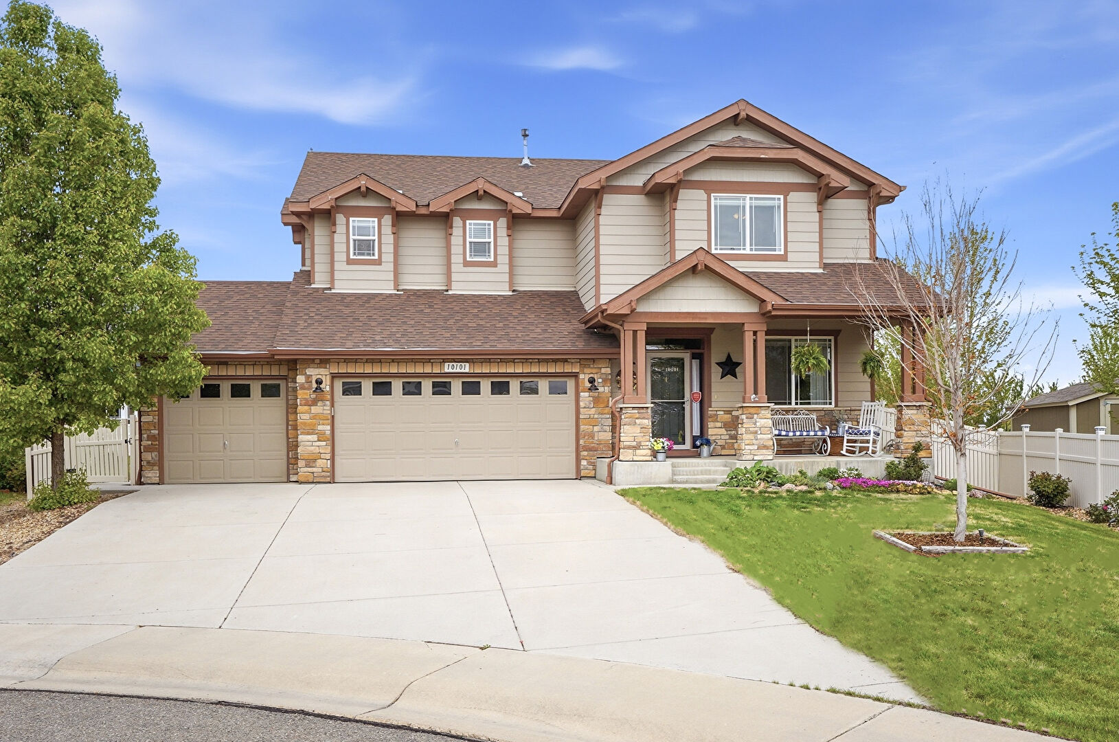 Front at 10101 Bradbury Street, Firestone, CO 80504, listed by Tabatha McClure