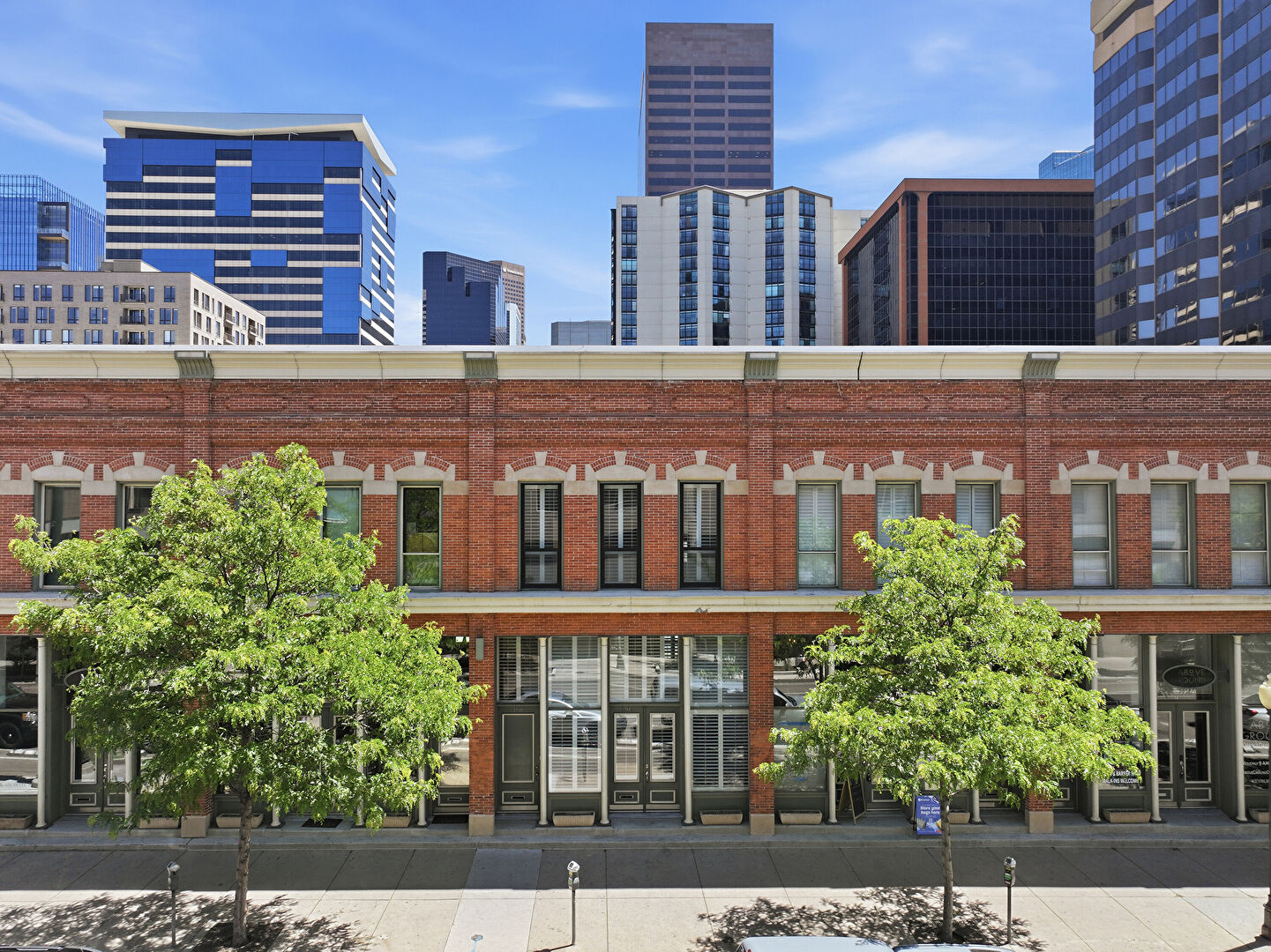 Aerial View at 1748-1750 Blake Street, Denver, CO 80202, listed by Danny Buscarello