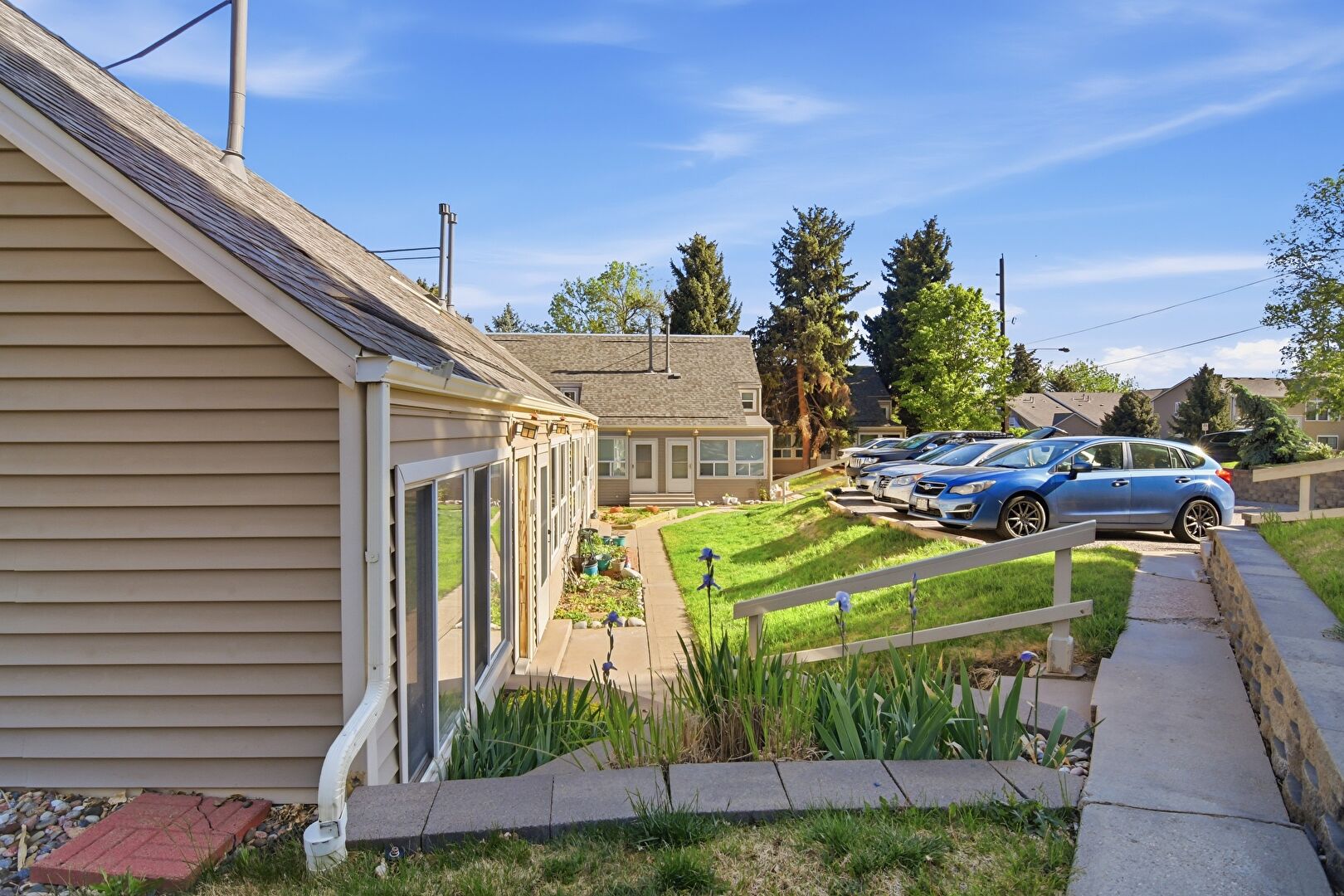 Front yard at 361 South Estes Street #16, Lakewood, CO 80226, listed by Taylor Haas