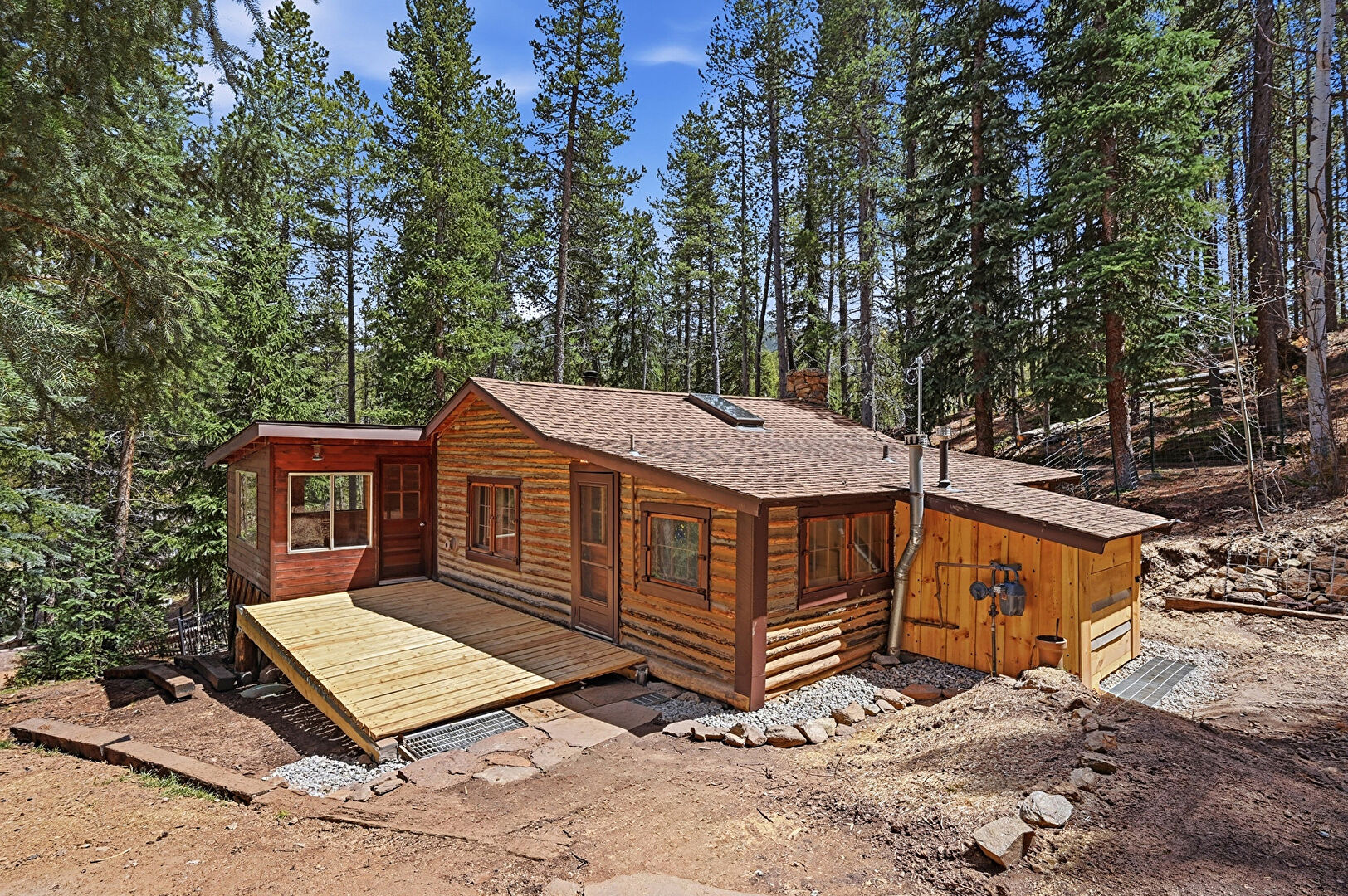 Front at 2299 South Beaver Creek Road, Black Hawk, CO 80422, listed by Sandra Bosworth
