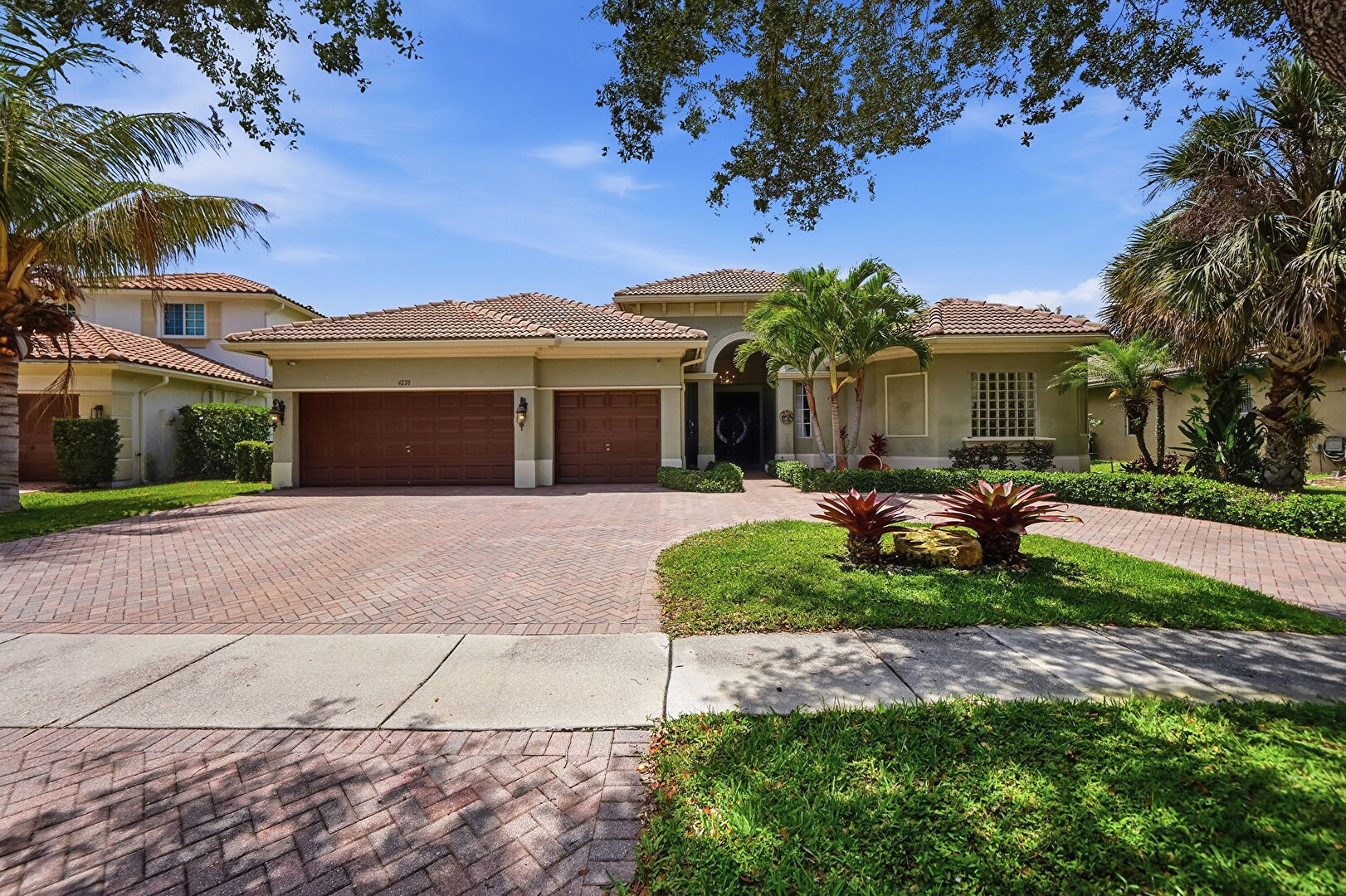 Front at 4228 Cedar Creek Ranch Circle, Wellington, FL 33467, listed by Becky Urbina