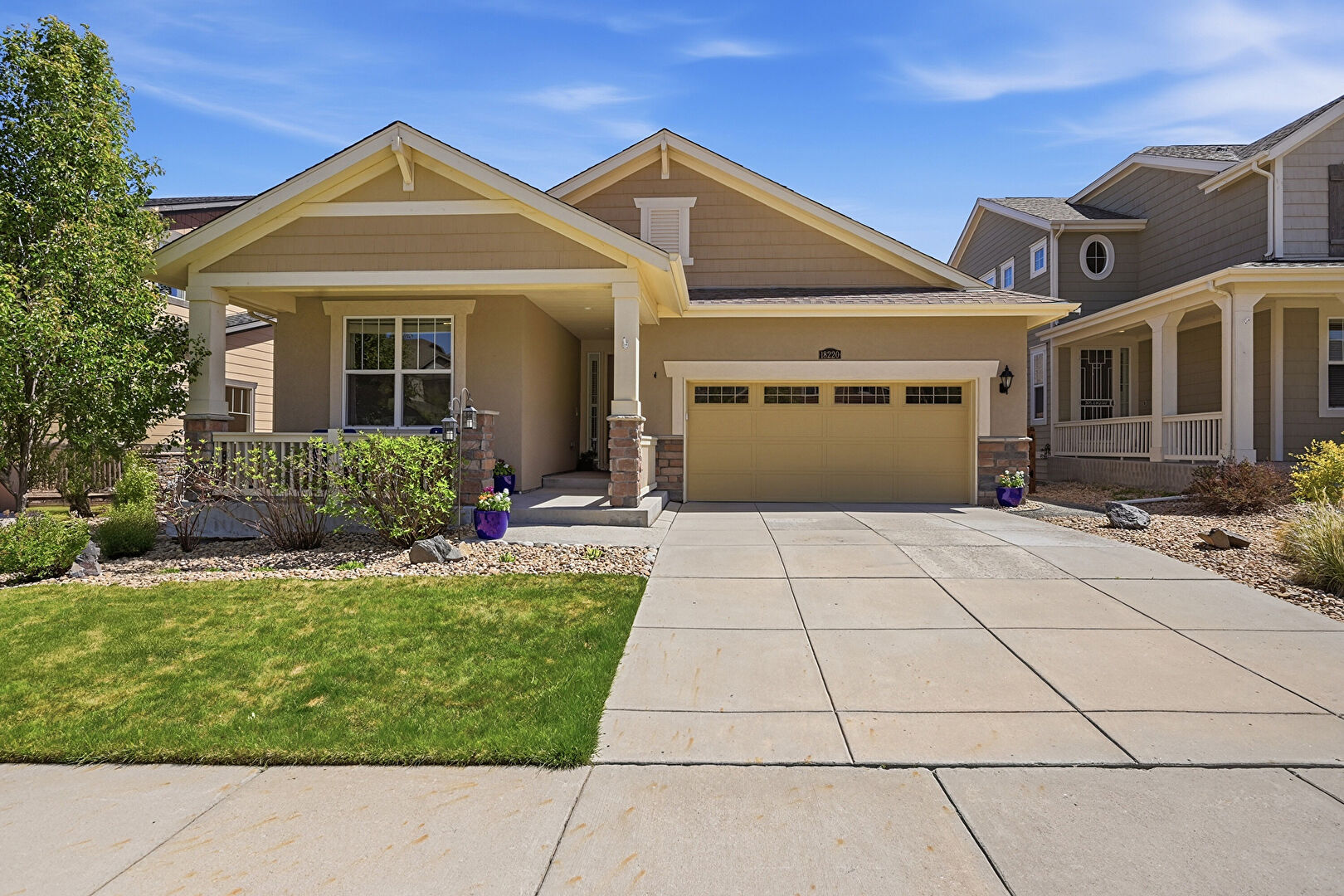 Front at 18220 West 85th Drive, Arvada, CO 80007, listed by Rhonda Haglund