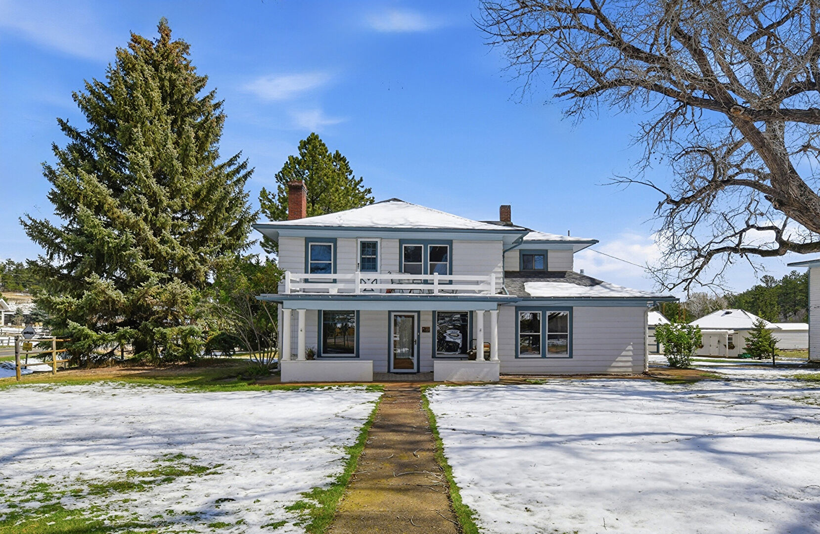 Front at 9490 Spruce Mountain Road, Larkspur, CO 80118, listed by Renee Anderson, MLS ID: 8114992