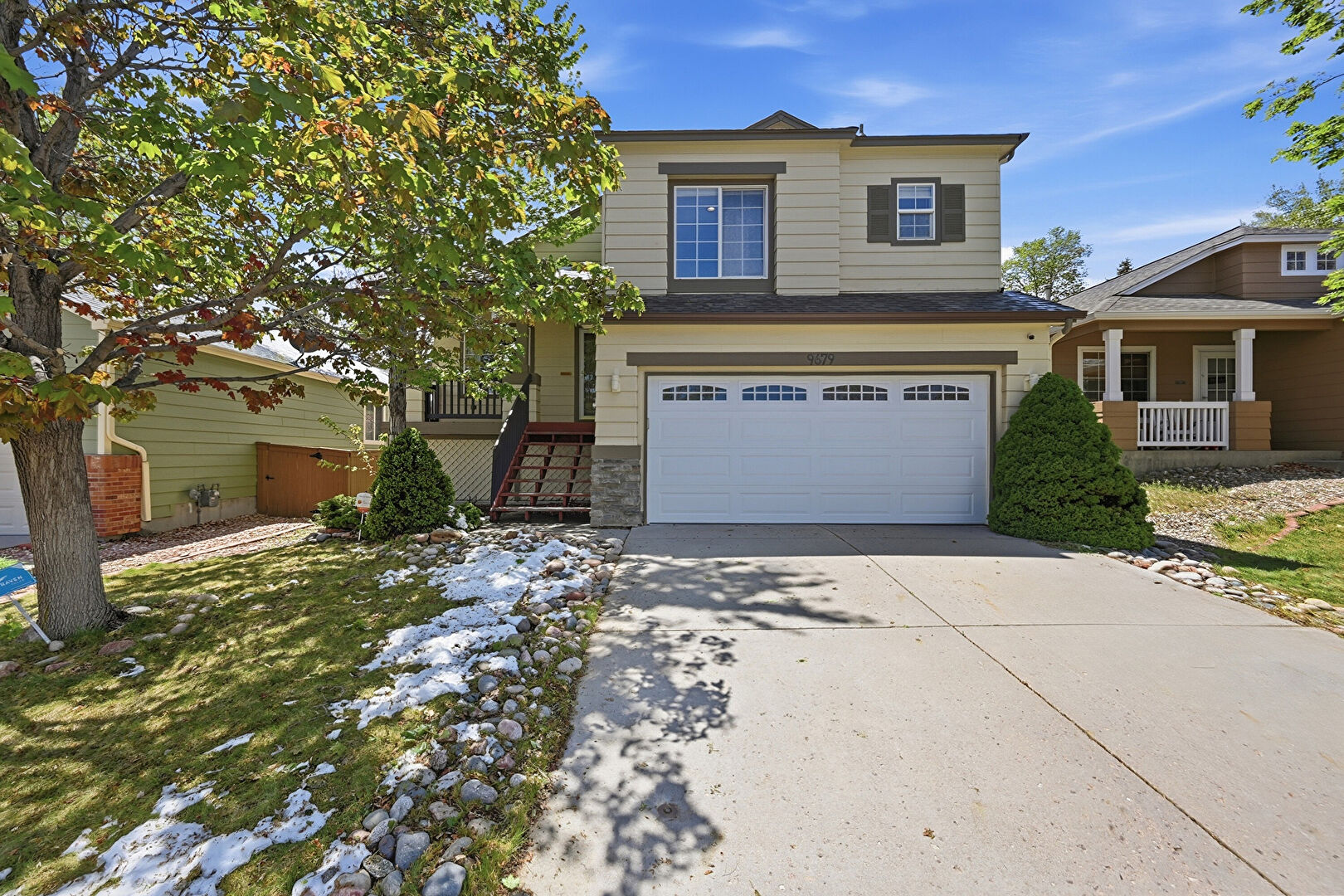 Front at 9679 Parramatta pl, Highlands Ranch, CO 80130, listed by Kelly Camacho