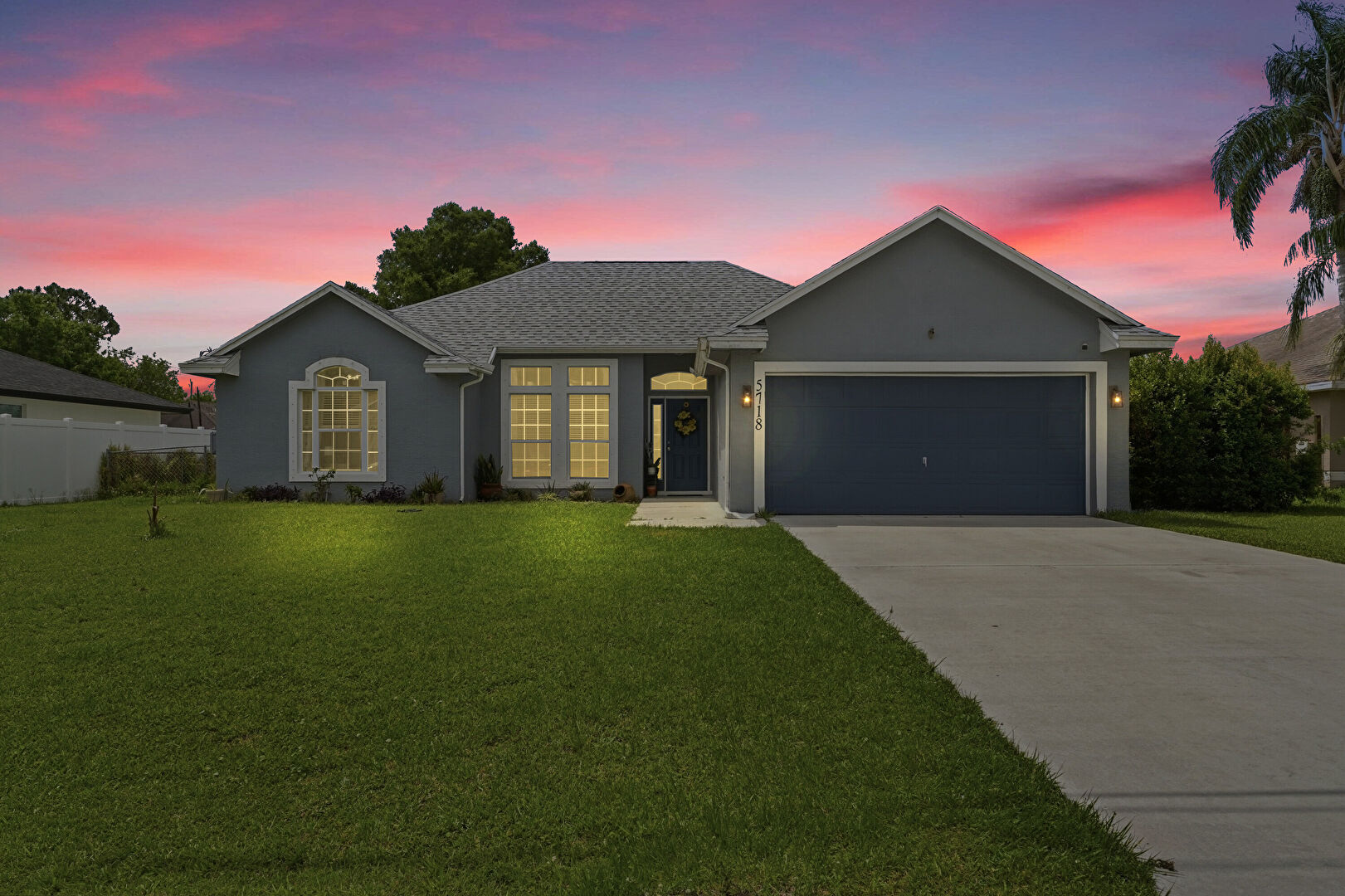 Front at 5718 Alcazar Terrace, Port St. Lucie, FL 34986, listed by Jason M Coley