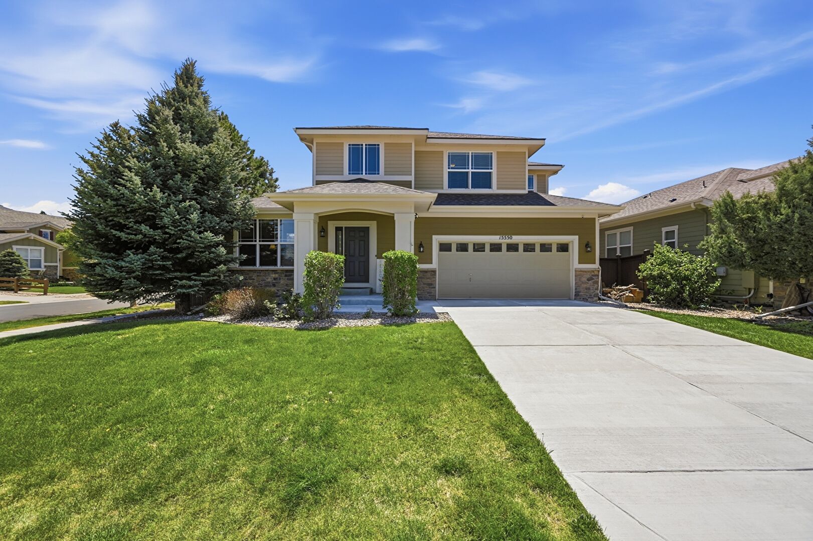 Front at 15550 East Flower Mound Place, Parker, CO 80134, listed by Sandy Schiel, MLS ID: 3710973