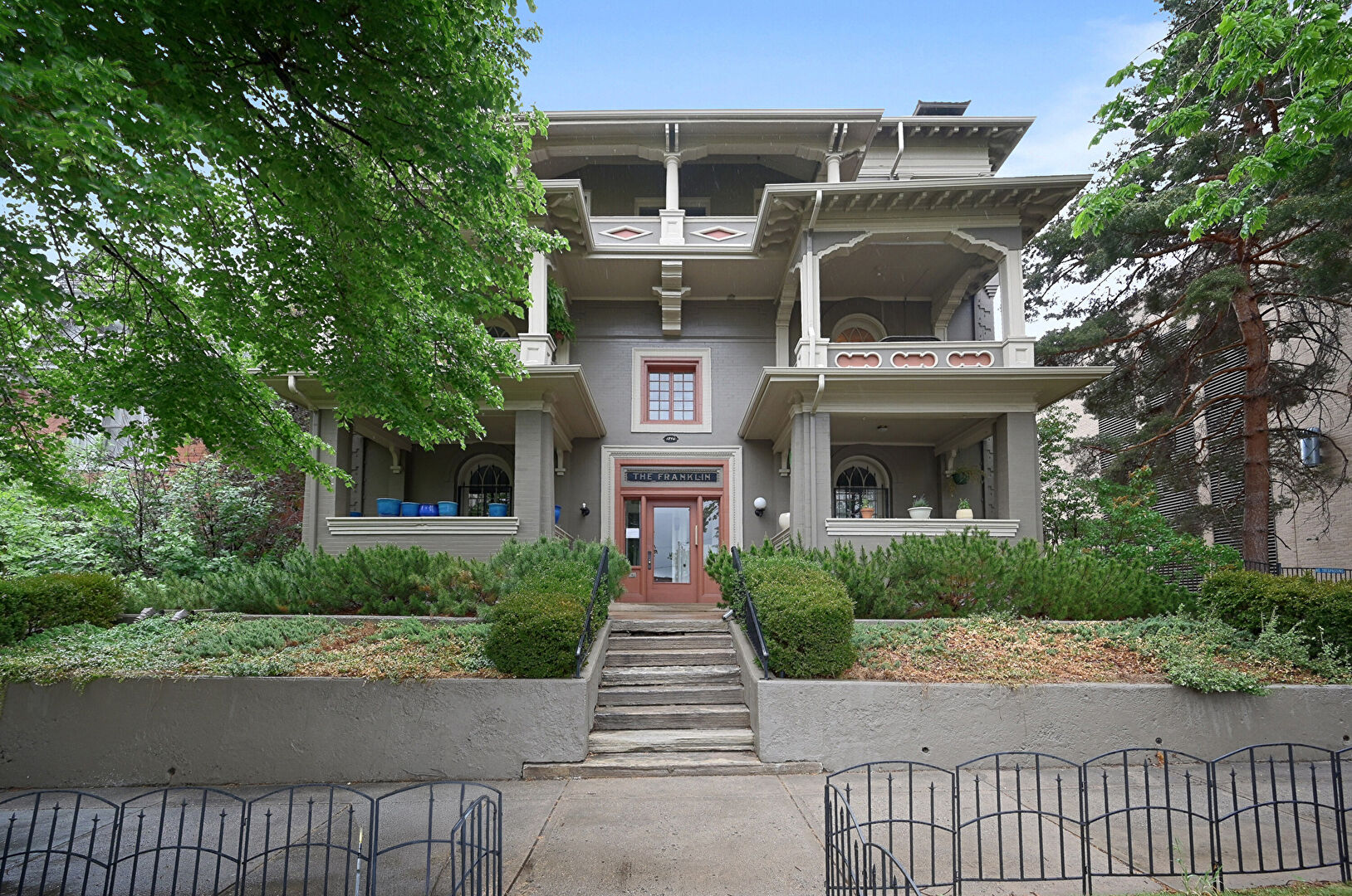 Front of Structure at 1240 N Ogden #4, Denver, CO 80218, listed by Lauren Weiss, MLS ID: 7714402
