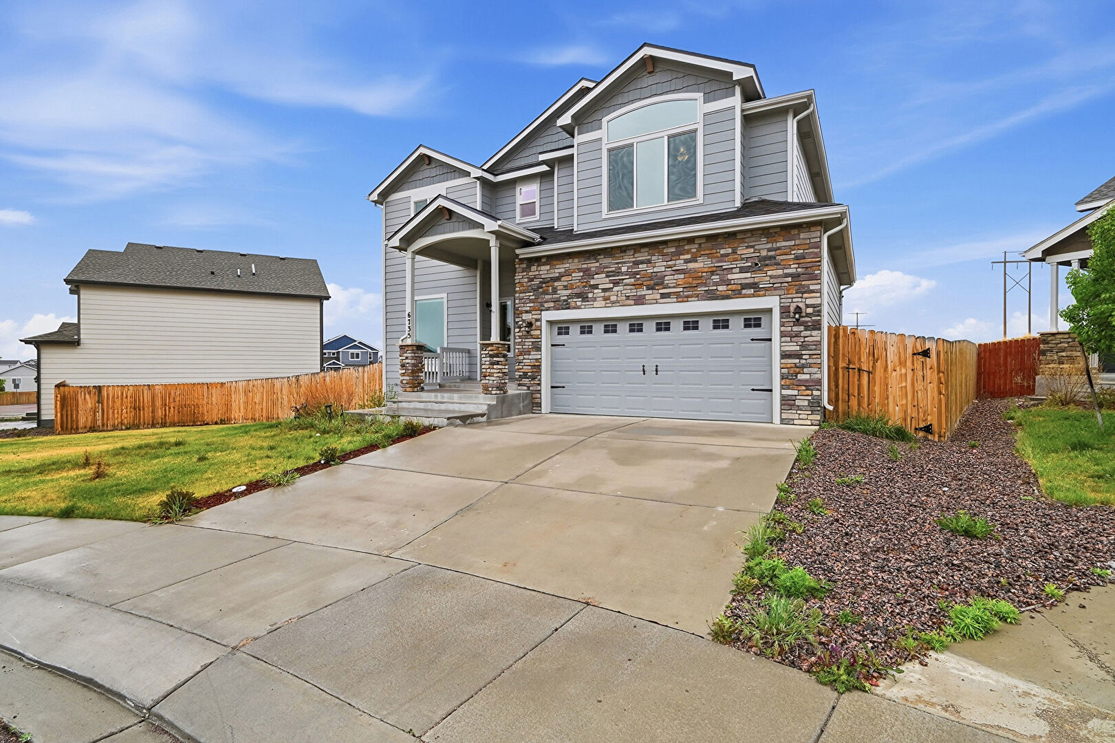 Front at 6735 Skuna Drive, Colorado Springs, CO 80925, listed by Taylor Haas