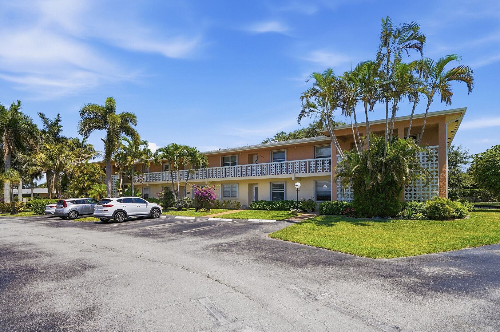 Front at 1840 Northwest 13th Street, Unit 102, Delray Beach, FL 33445, listed by Pamela Caruso