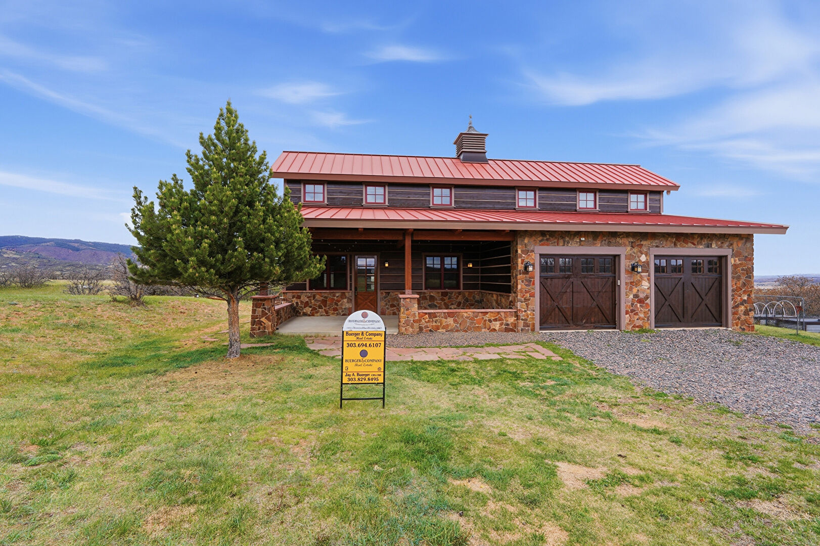 Front at 5400 Tall Horse Trail, Sedalia, CO 80135, listed by Jay A. Buerger