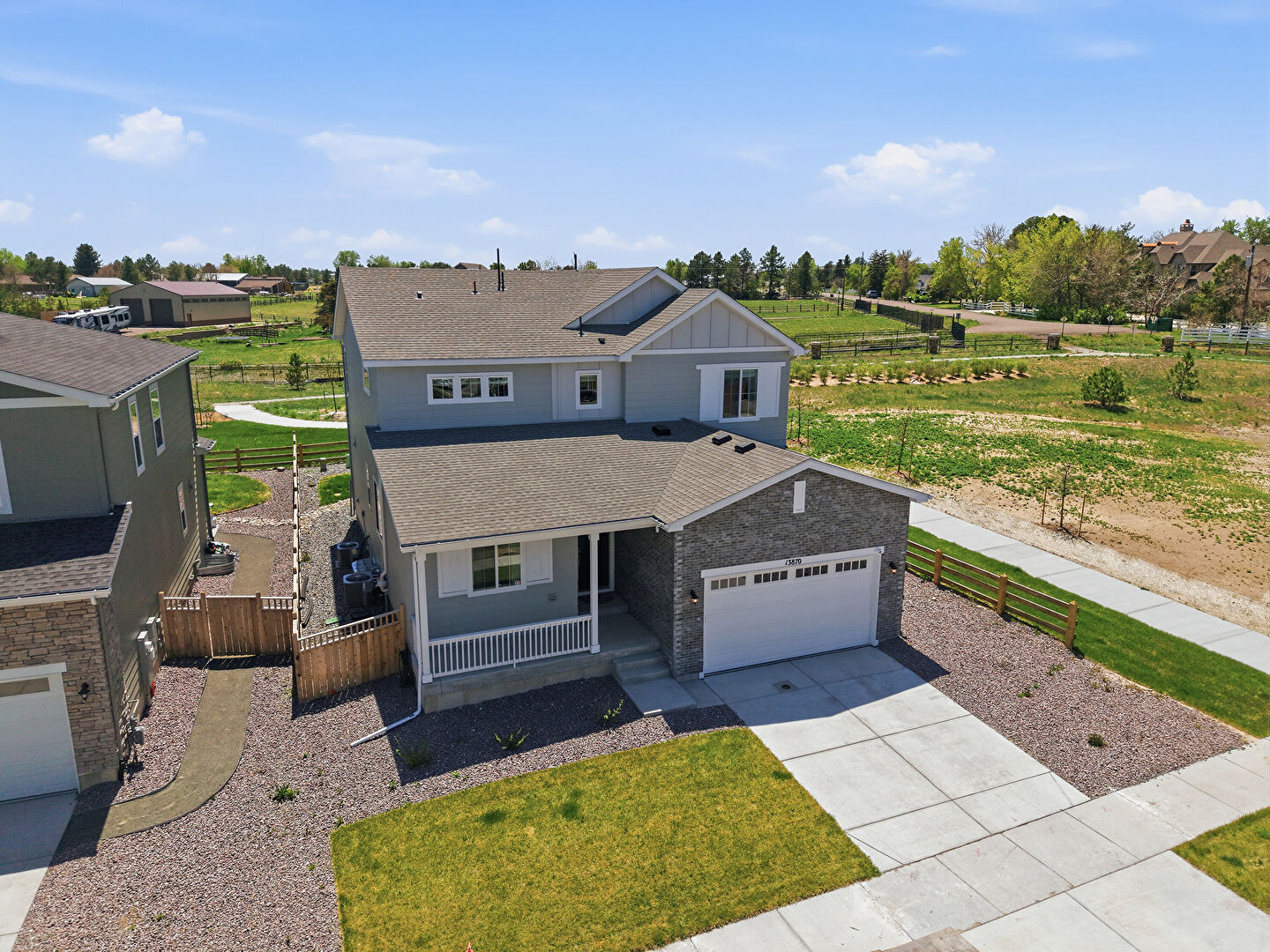Front at 13870 Bunny Hop Lane, Parker, CO 80134, listed by Jeannette Ivy, MLS ID: 4367671