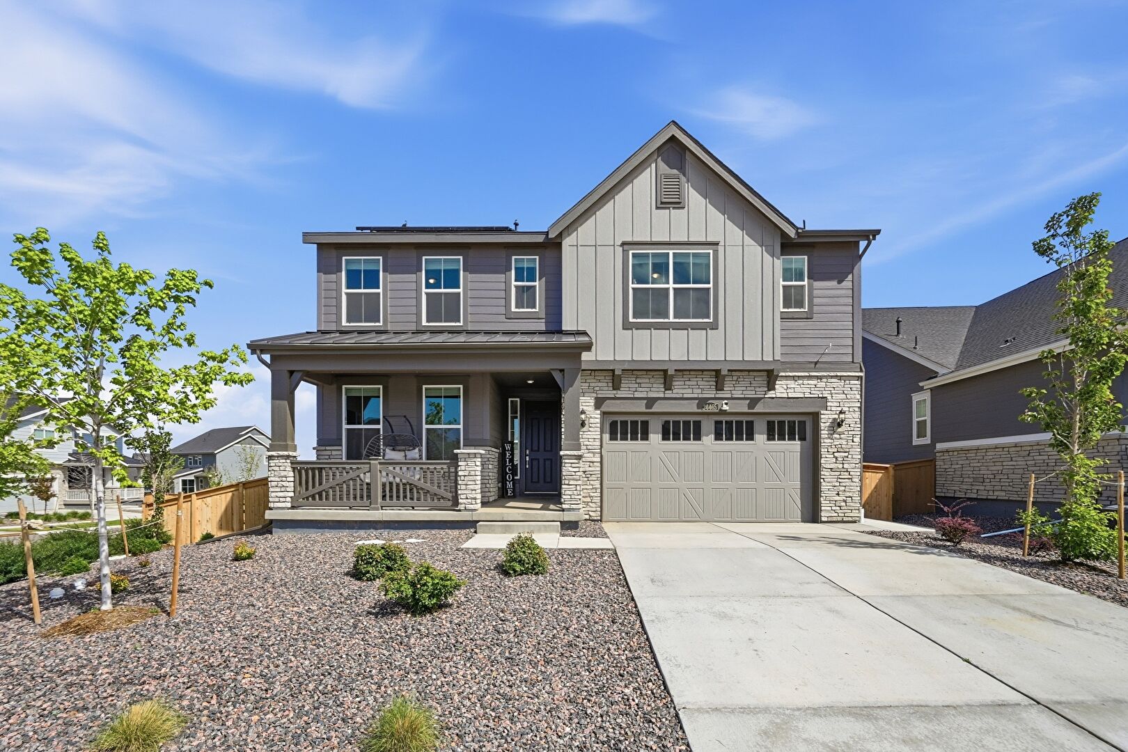 Front at 24465 East Evans Drive, Aurora, CO 80018, listed by Darrel Cates