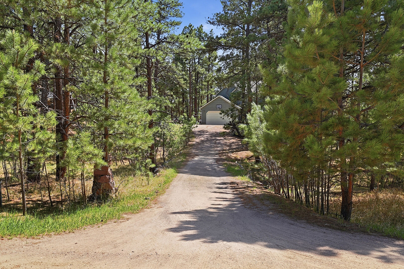 Driveway at 35446 Running Brook Lane, Elizabeth, CO 80107, listed by Devon Cole