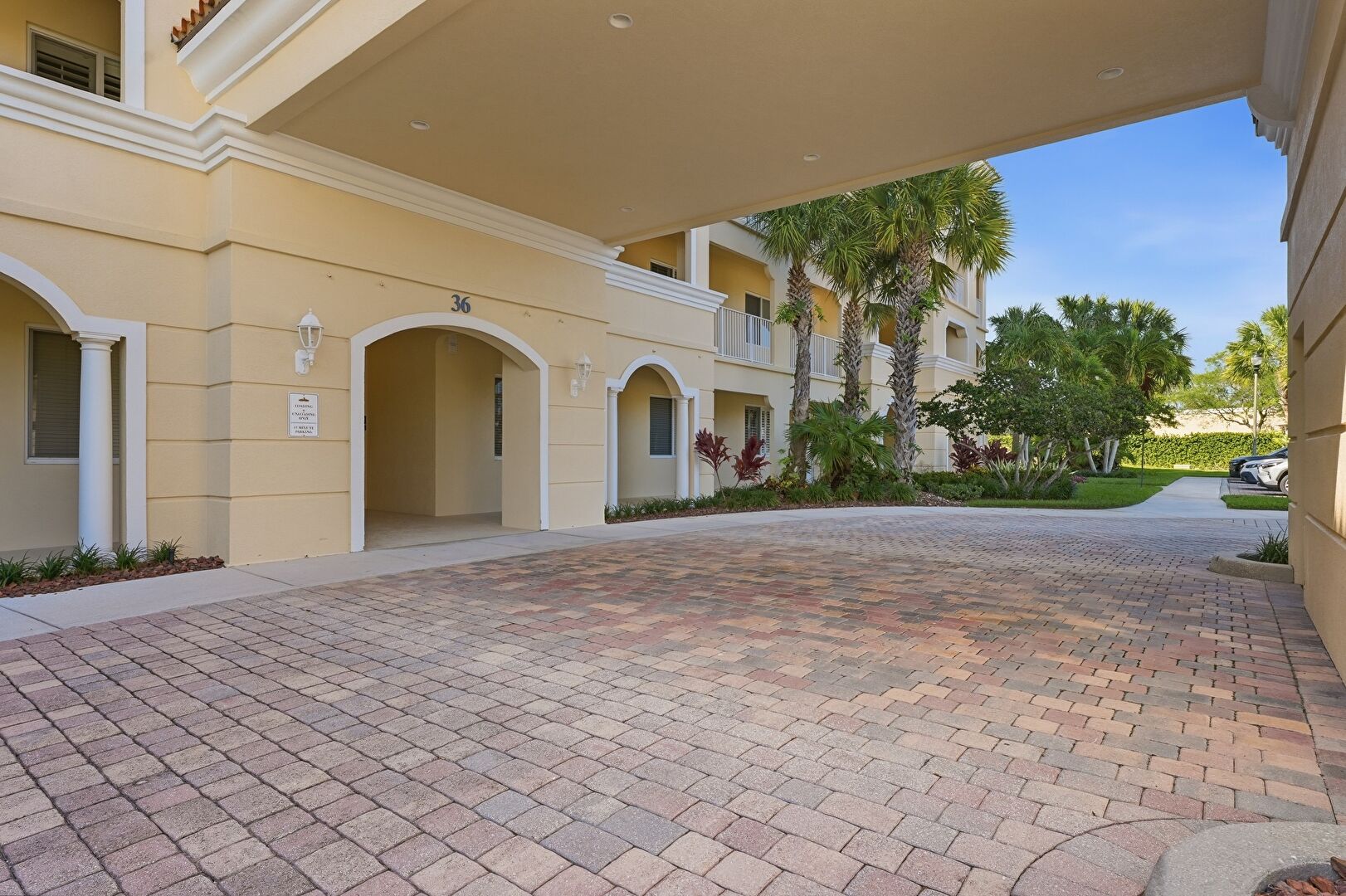 Exterior Entry at 36 Harbour Isle Drive West, Fort Pierce, FL 34949, listed by June-Ann DeGraw