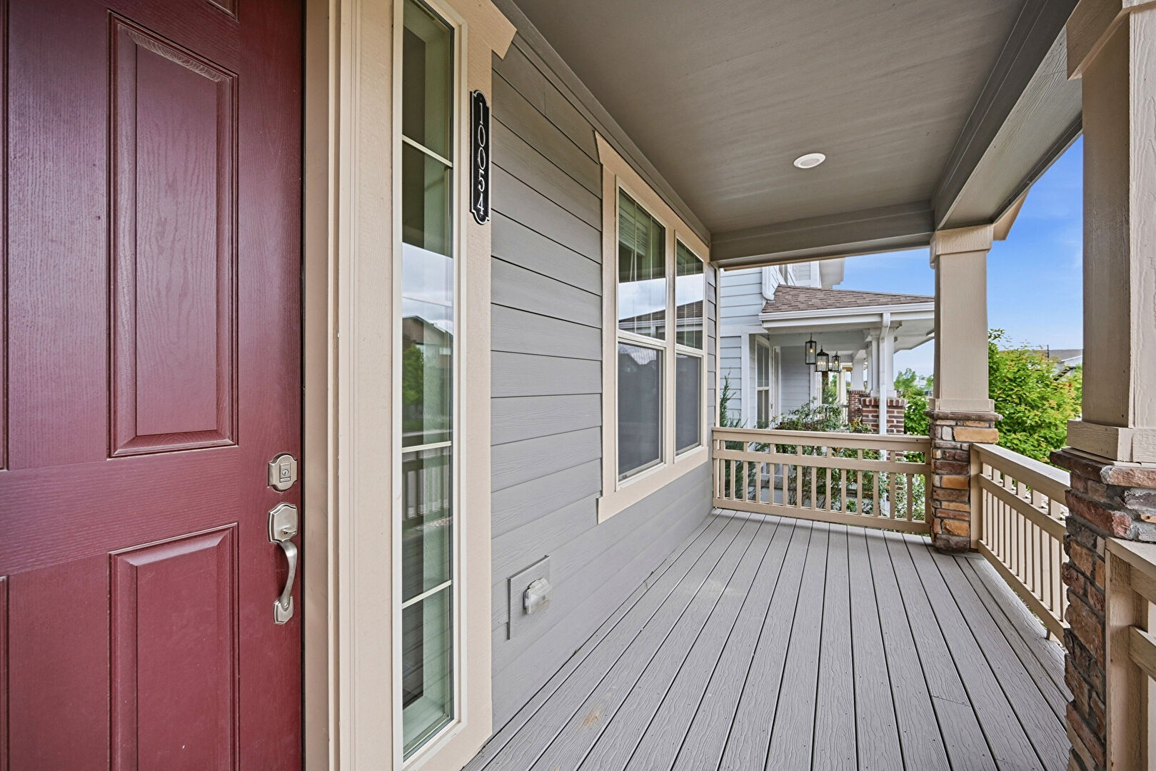 Deck at 10054 East 59th Avenue, Denver, CO 80238, listed by Sandra Bosworth