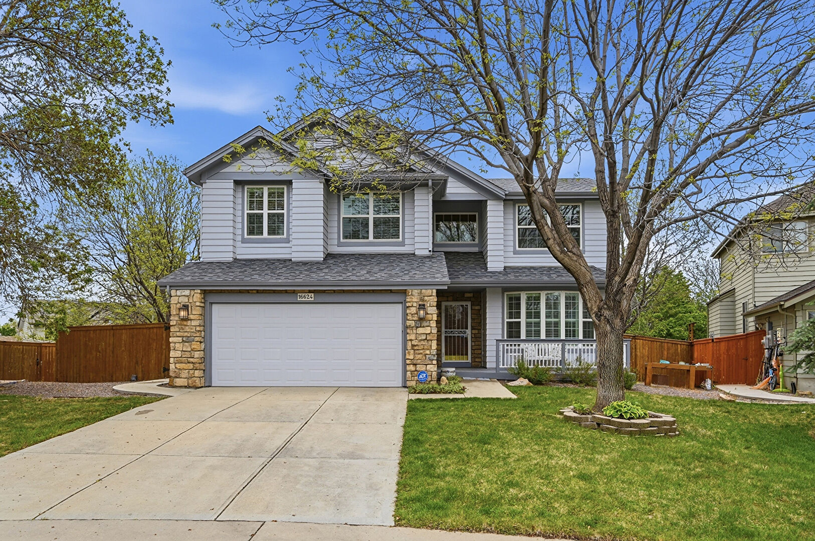 Front at 16624 Santolina Court, Parker, CO 80134, listed by Jayne A Cordes