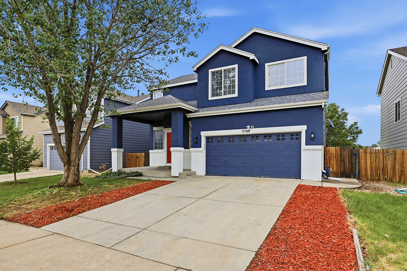 Front at 3768 South Himalaya Way, Aurora, CO 80013, listed by Brianna Griffin