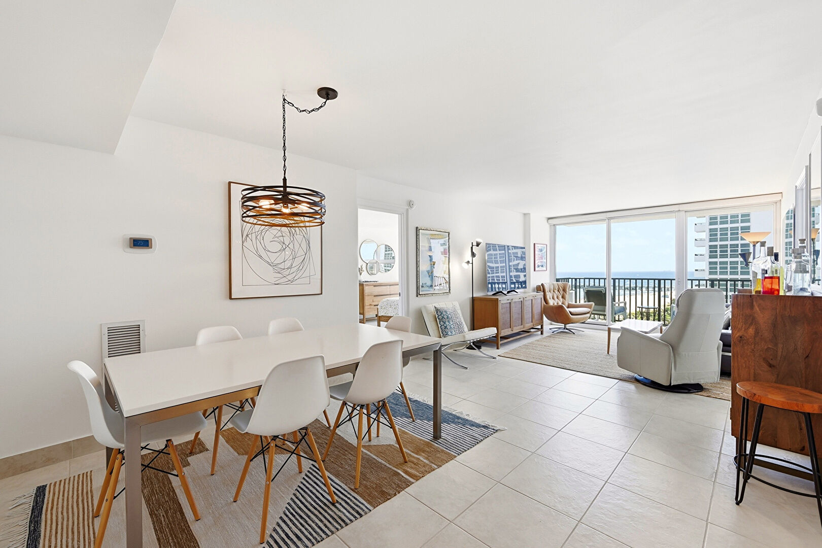 Dining Area at 531 North Ocean Boulevard, 1210, Pompano Beach, FL 33062, listed by Rachael Barach