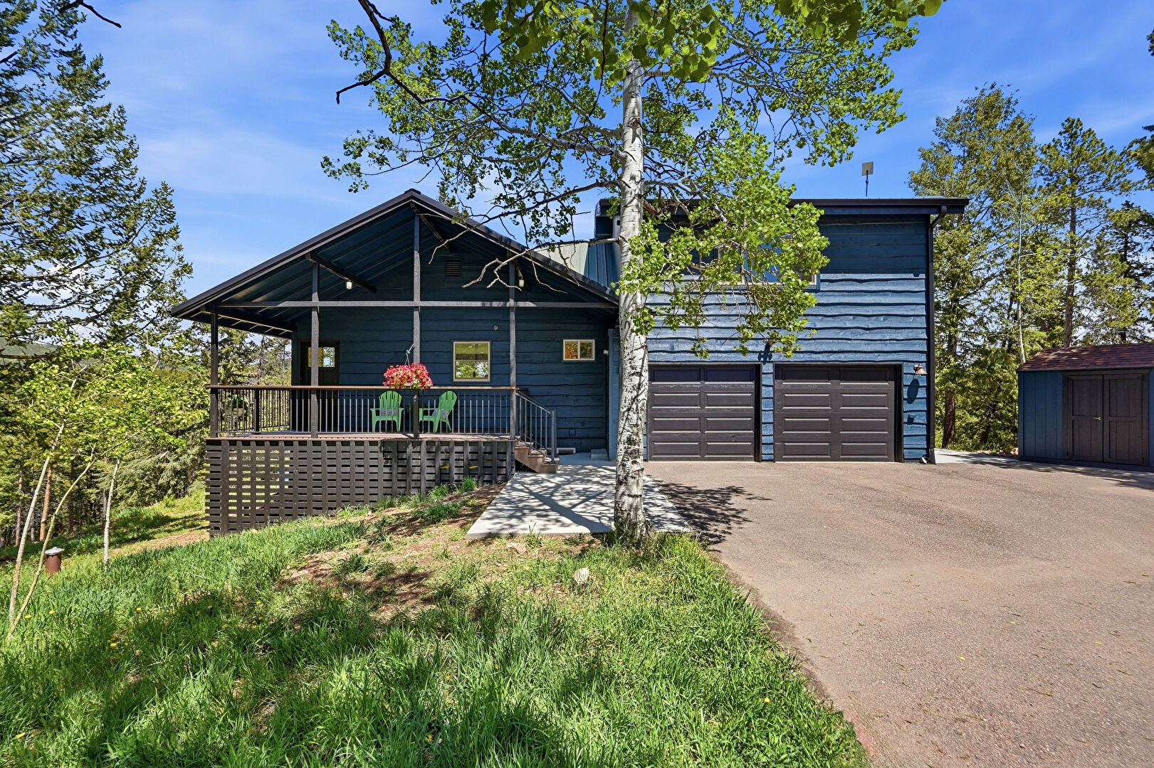 Front at 9165 Jill Drive, Conifer, CO 80433, listed by Pandora & John Erlandson, MLS ID: 6146862