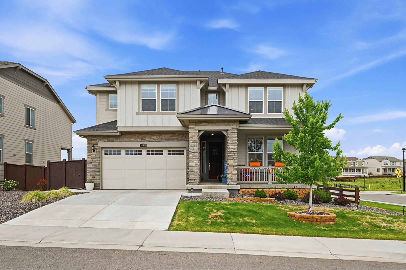 Front at 14816 Grape Street, Thornton, CO 80602, listed by Pamela DiGiosio