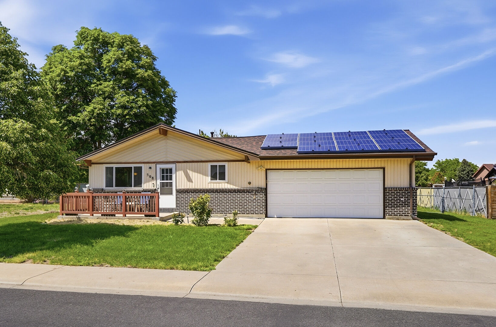 Front at 508 Olive Lane, Platteville, CO 80651, listed by Angel  Perez