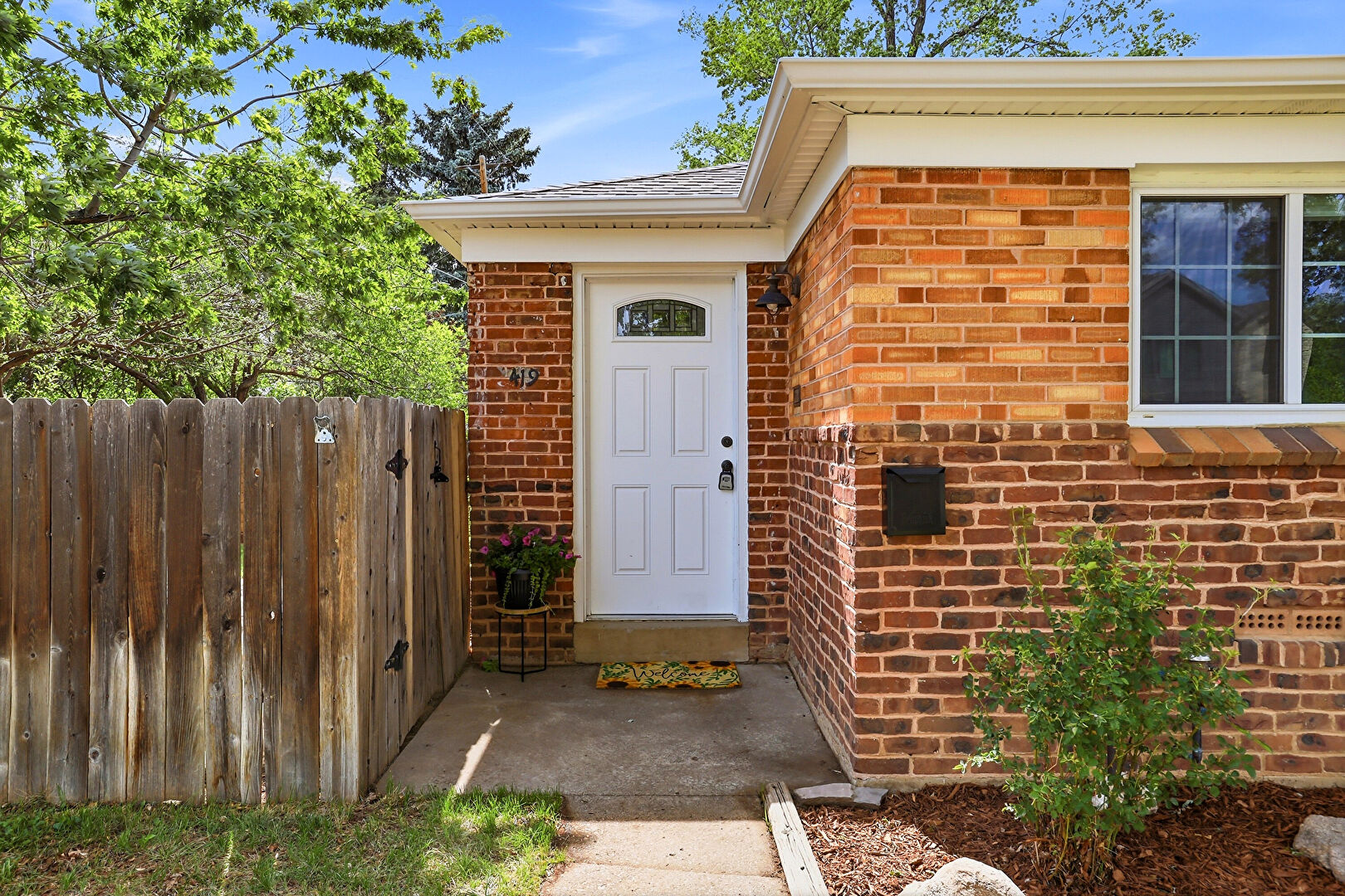 Exterior Entry at 419 Pontiac Street, Denver, CO 80220, listed by Danielle Marcus