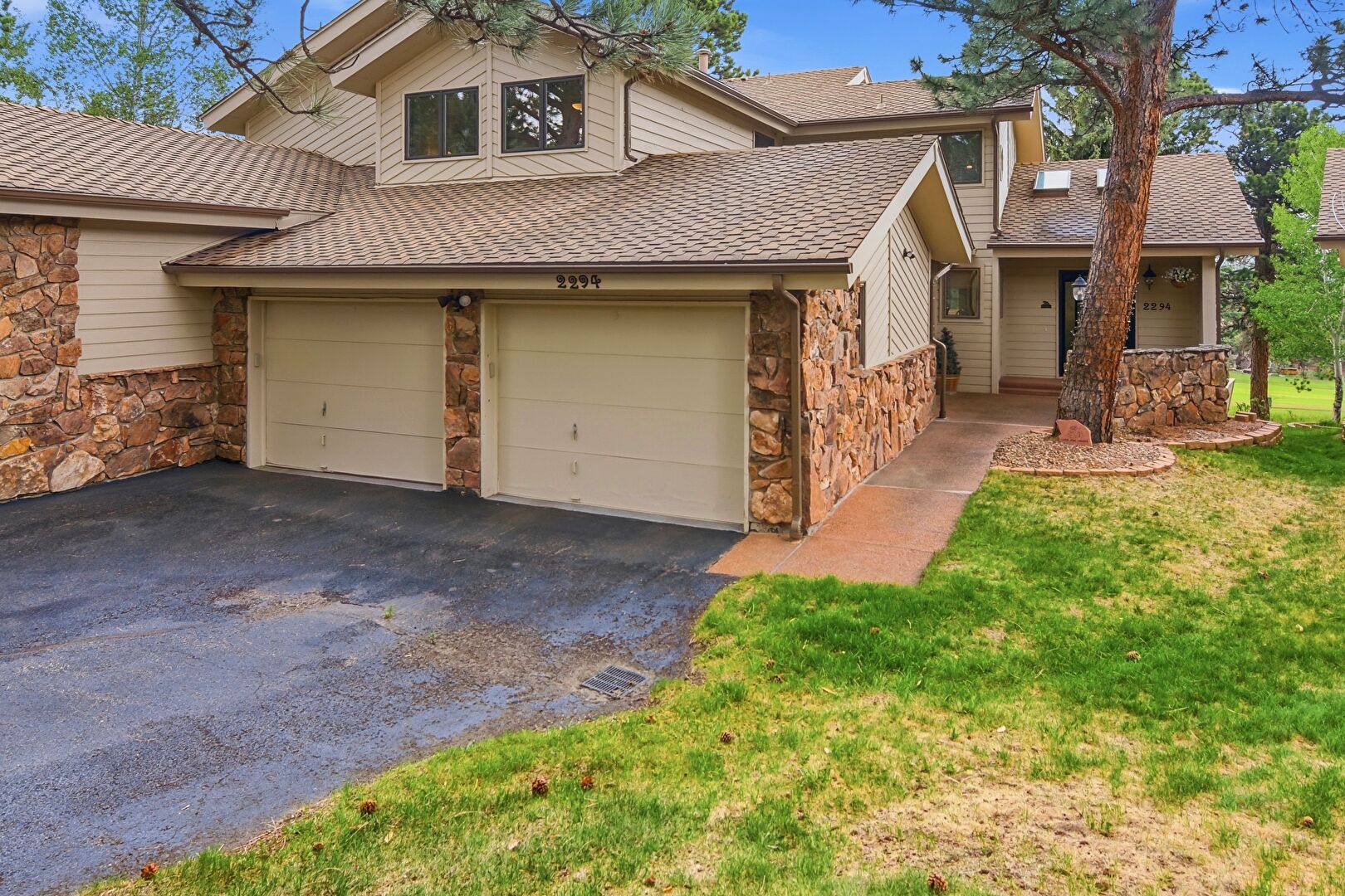 Front at 2294 Augusta Drive, Evergreen, CO 80439, listed by Julie Burton, MLS ID: 8880537