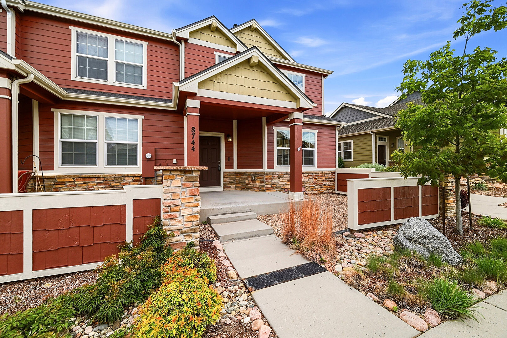 Front at 8744 Eckberg Heights, Colorado Springs, CO 80924, listed by Taylor Haas