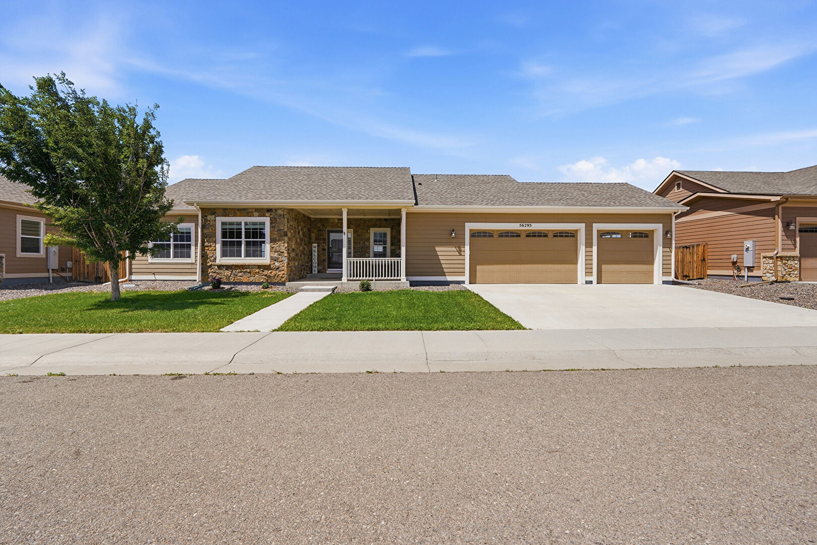 Front at 56295 E 25th Avenue, Strasburg, CO 80136, listed by Christina Kern, MLS ID: 4933208