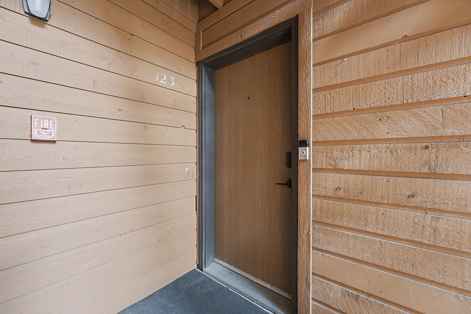 Exterior Entry at 4681 South Decatur Street, Englewood, CO 80110, listed by Kristen Spagnoletti