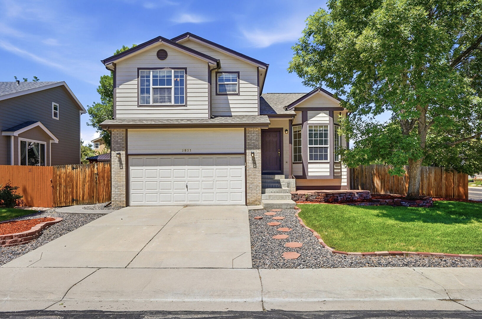 Front at 5851 East 118th Place, Thornton, CO 80233, listed by Hugh Shaddox