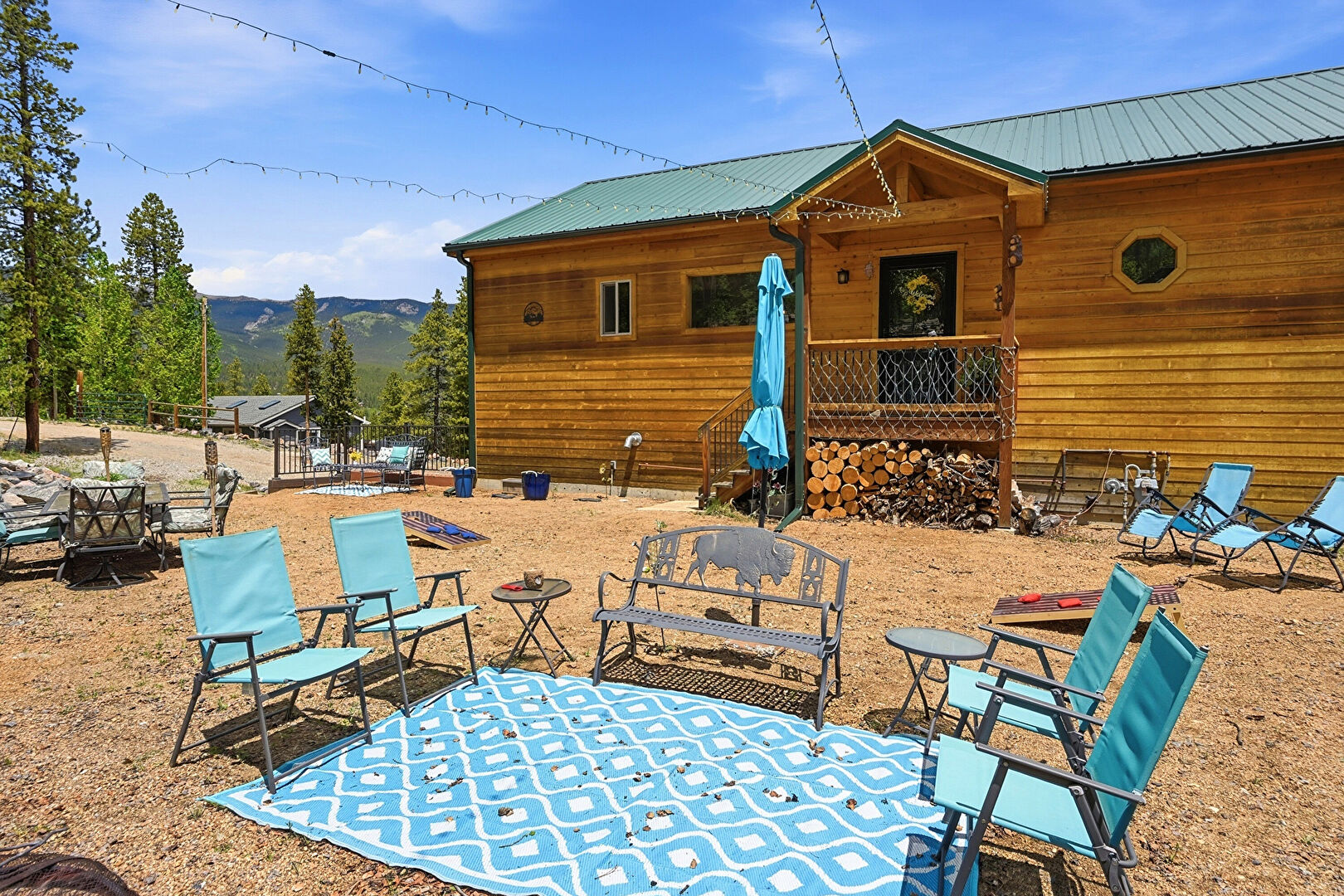 Front at 705 Gold Flake Terrace, Bailey, CO 80421, listed by Jacqueline Neal