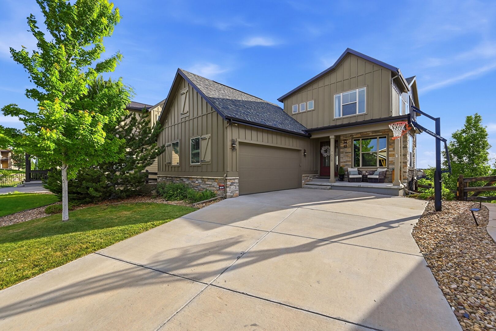 Front at 7029 S Buchanan Street, Aurora,, CO 80016, listed by Jennifer Bozarth, MLS ID: 7471429
