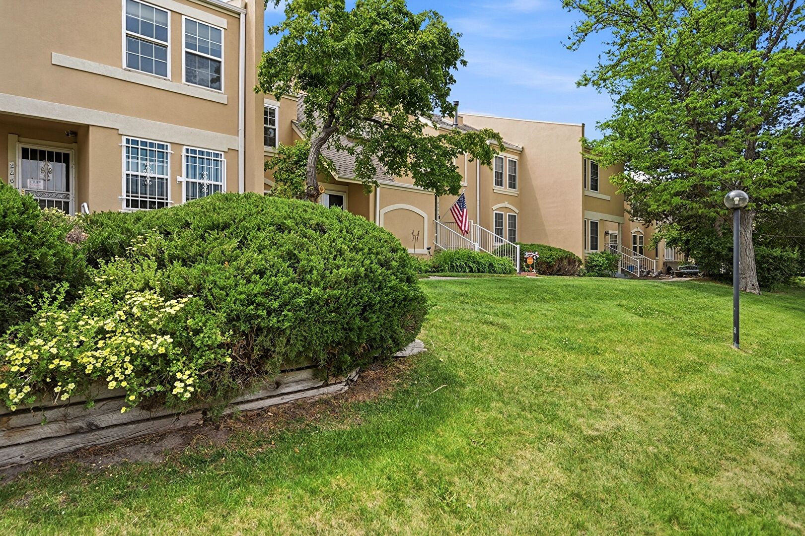 Front at 2858 South Vaughn Way, Aurora, CO 80014, listed by Helen Bovin, MLS ID: 2141729