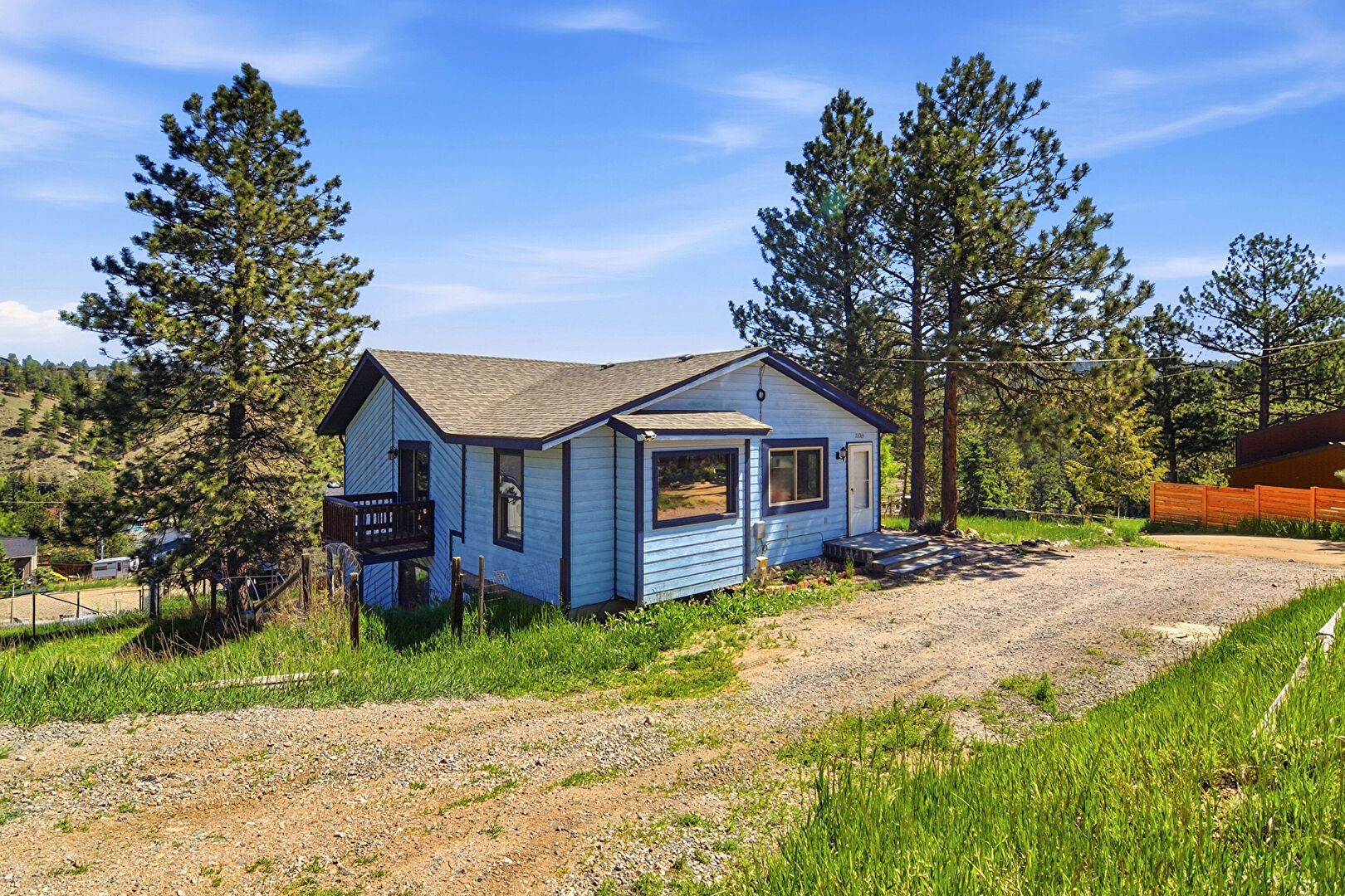 Front at 26265 Grateful Way, Evergreen, CO 80439, listed by Amy Good