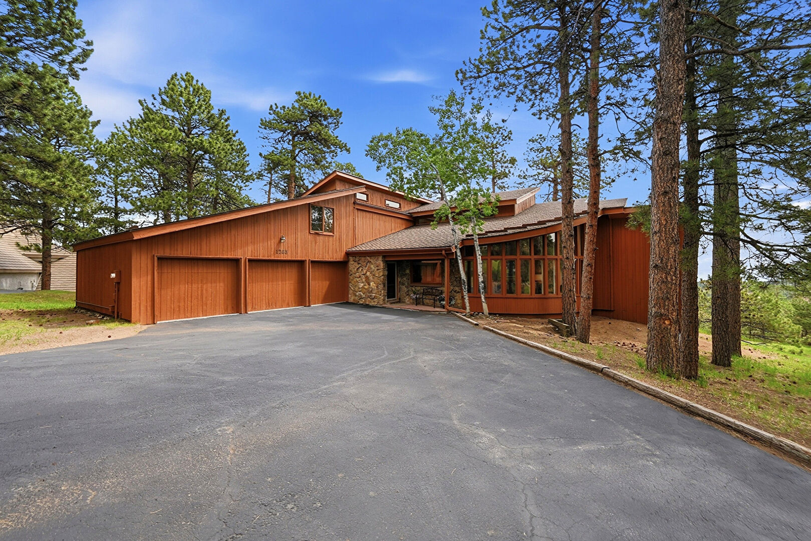 Front at 1285 Snowberry Drive, Golden, CO 80401, listed by Patti Hultgren