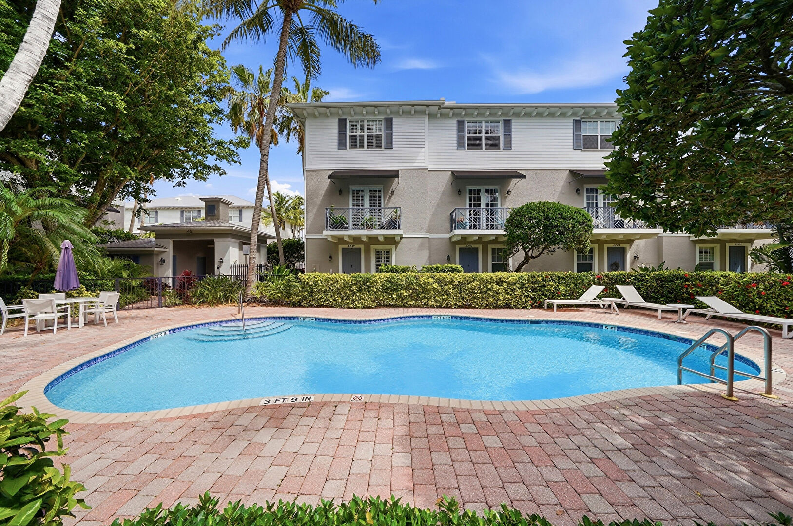 Pool at 2265 Northeast 9th Avenue, Wilton Manors, FL 33305, listed by Joe Feliciano