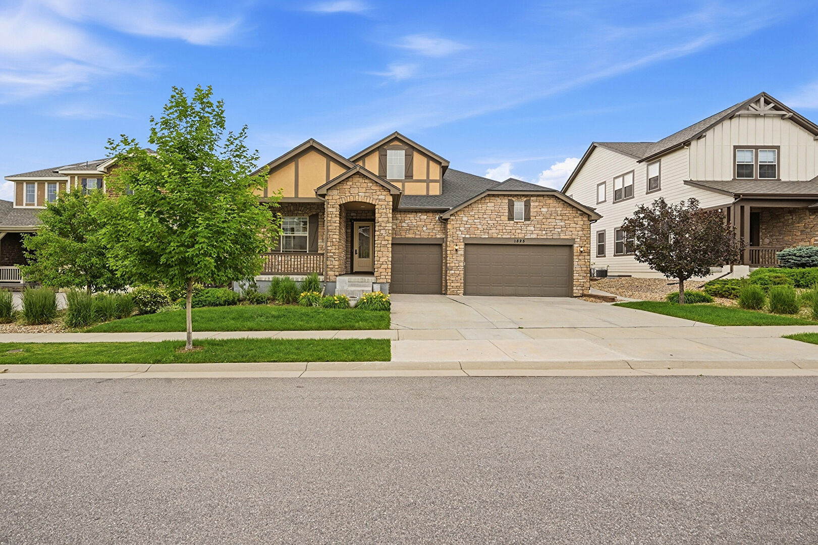Front at 1825 Burke Drive, Erie, CO 80516, listed by Sherri Lamb, MLS ID: 3894725