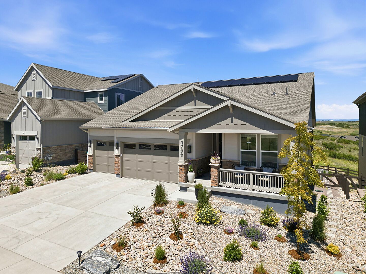 Front at 3799 Doubletrack Lane, Castle Rock, CO 80108, listed by April Hauk, MLS ID: 2826986