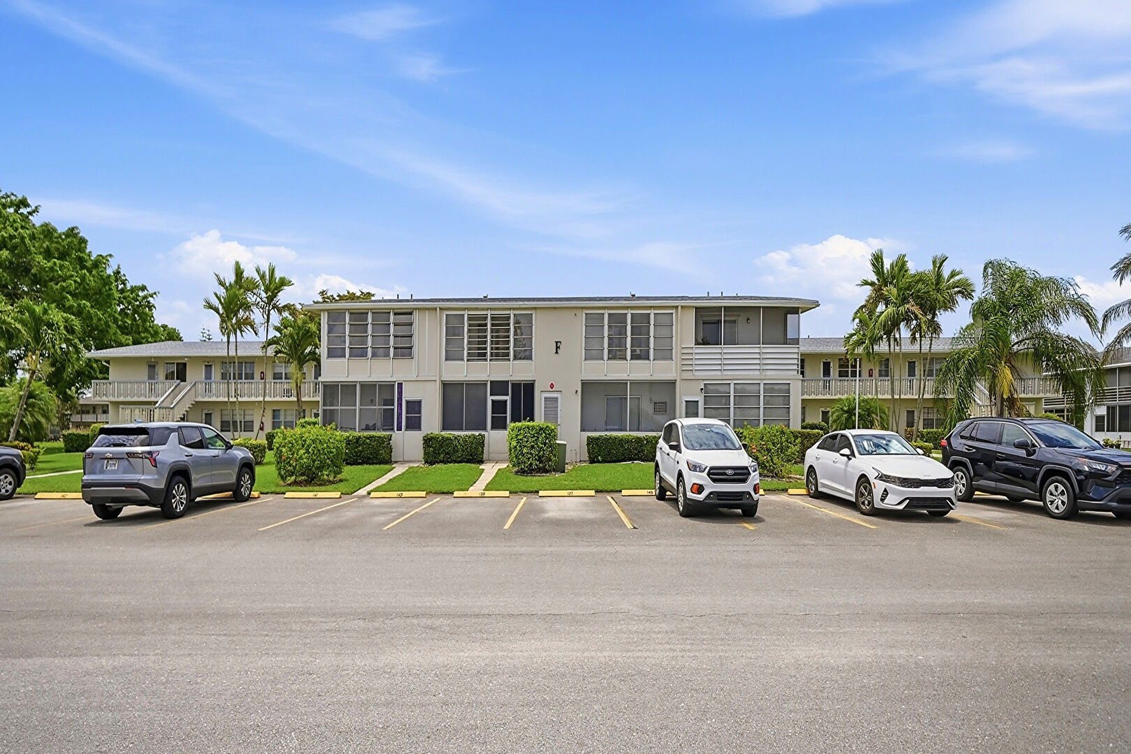 Front of Structure at 132 Cambridge F, West Palm Beach, FL 33417, listed by Jordan Nitto