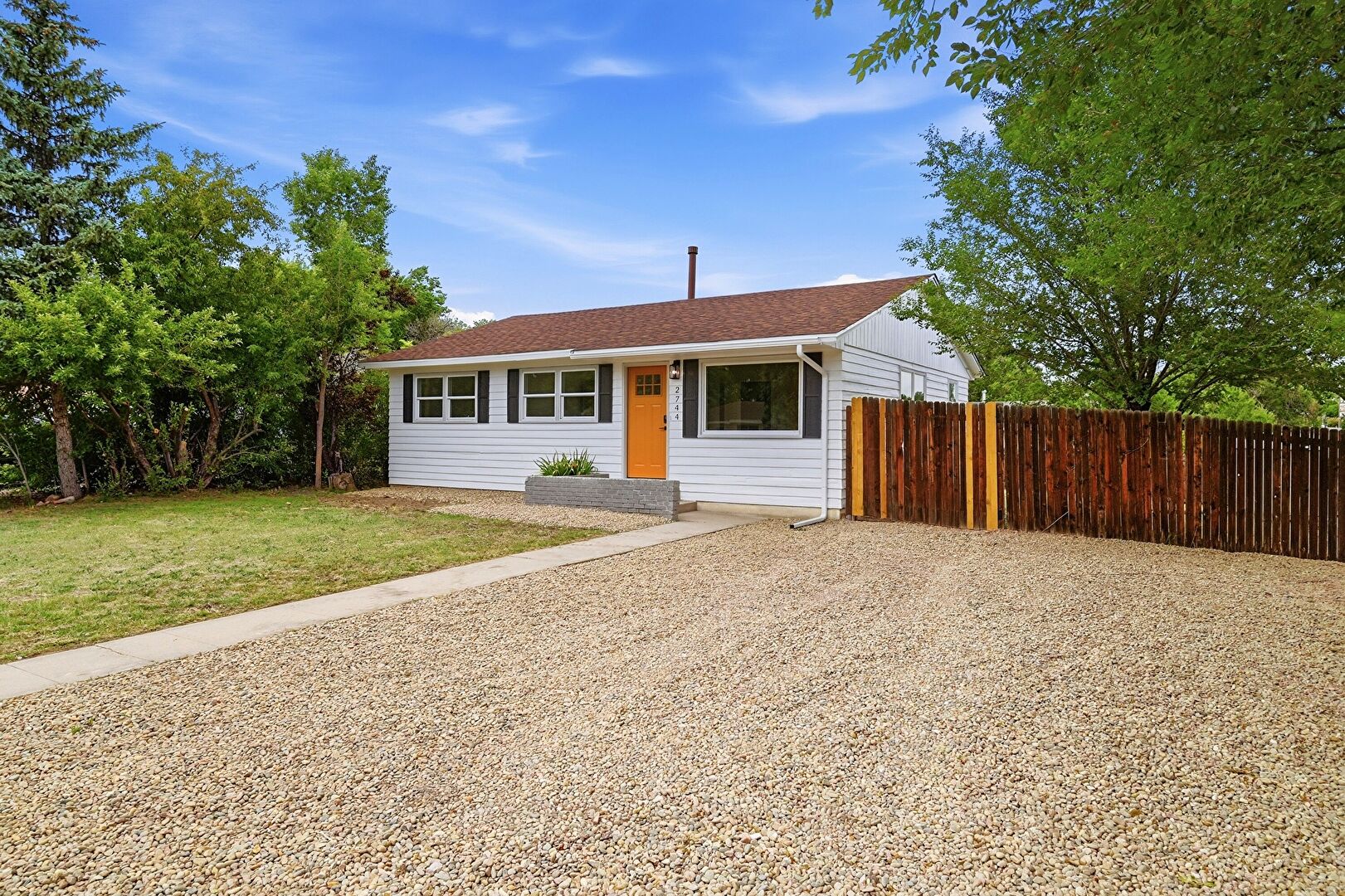 Front at 2744 Ron Court, Colorado Springs, CO 80909, listed by Amanda Moss