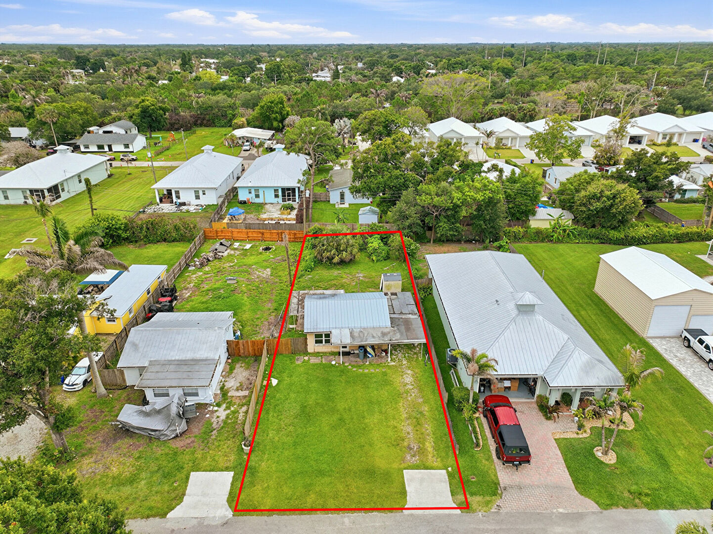 Aerial View at 996 Southwest 34th Terrace, Palm City, FL 34990, listed by Cameron Post