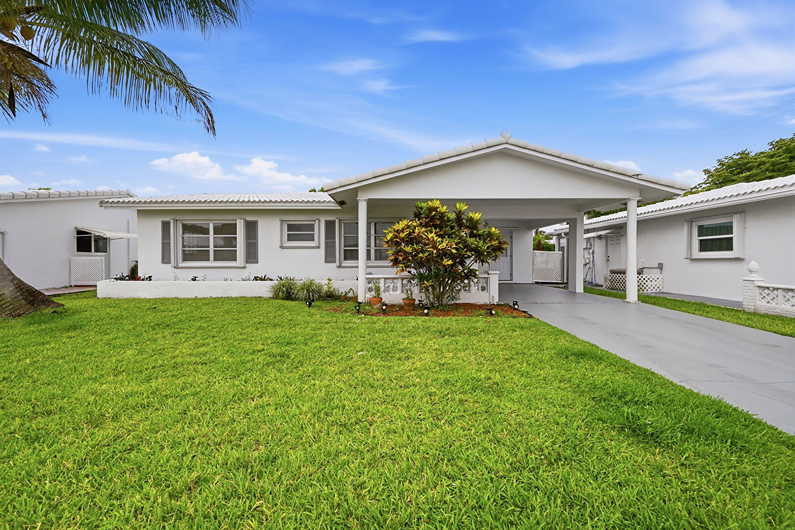 Front at 8410 Northwest 59th Place, Tamarac, FL 33321, listed by Devin Kalvaitis