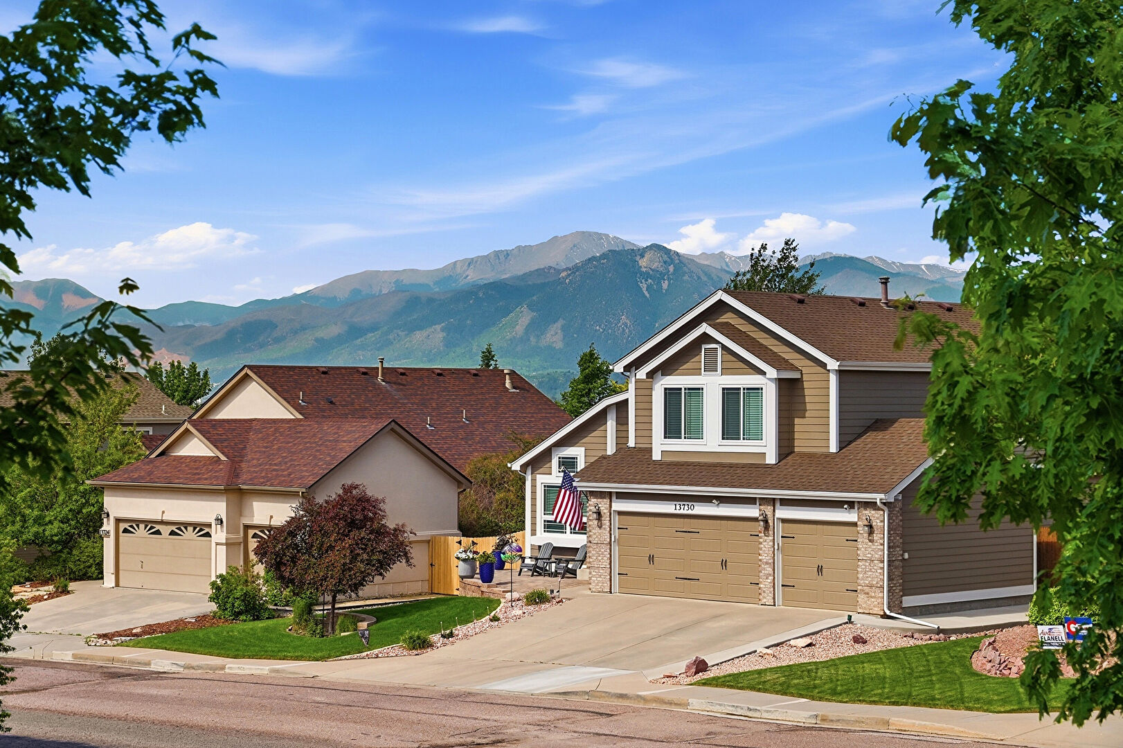 Front at 13747 Narrowleaf Drive, Colorado Springs, CO 80921, listed by Andrew Livingston
