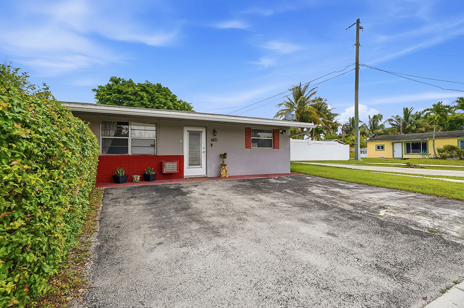 Front at 6871 Southwest 16th Court, North Lauderdale, FL 33068, listed by Mishka Clarke