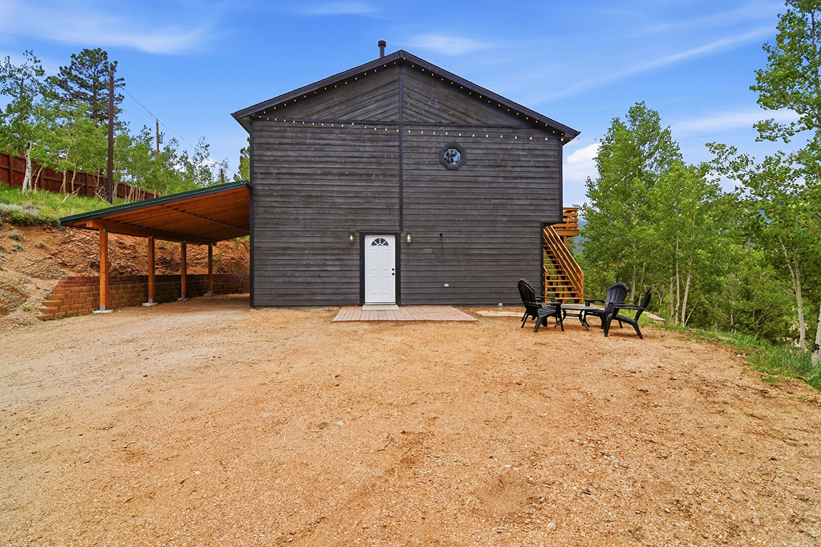 Front at 168 Wise Road, Bailey, CO 80421, listed by Evergreen Home LLC