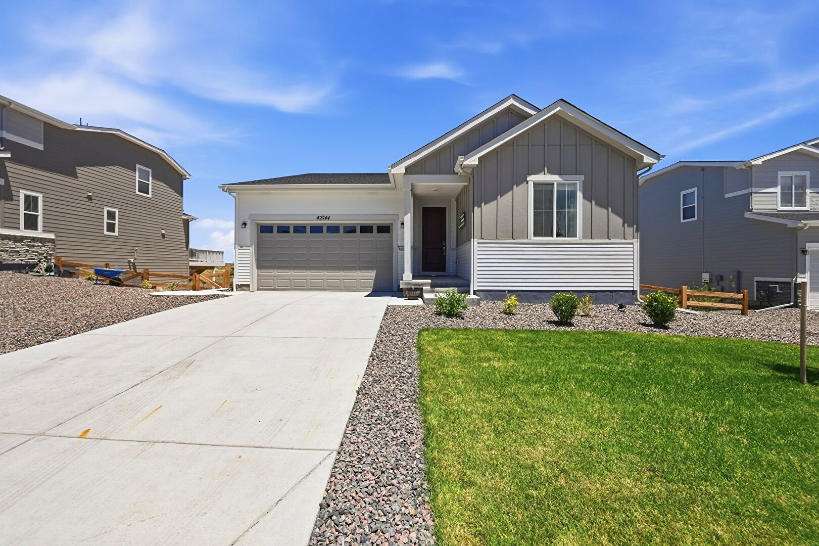 Front at 42744 Calusa Pines Road, Elizabeth, CO 80107, listed by Jeannette Ivy