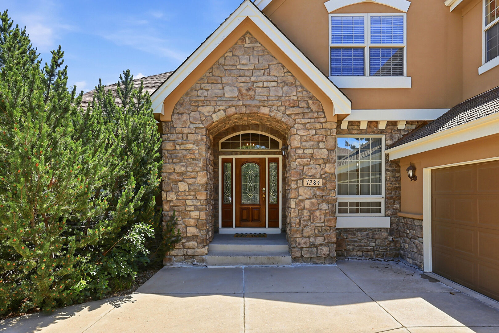 Exterior Entry at 7284 Timbercrest Lane, Castle Rock, CO 80108, listed by Lorrie and Troy Lucero