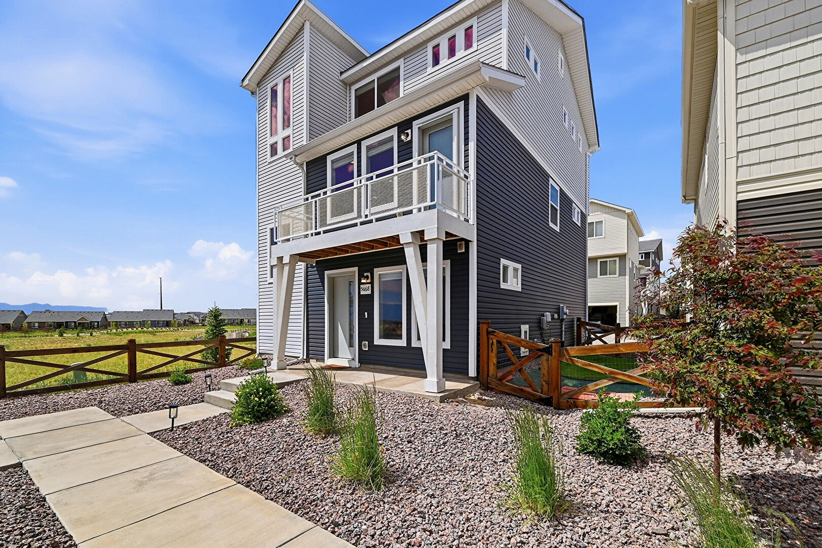 Front at 5668 Tramore Court, Colorado Springs, CO 80938, listed by Taylor Haas